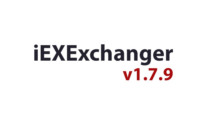 Обновление iEXExchanger v1.7.9